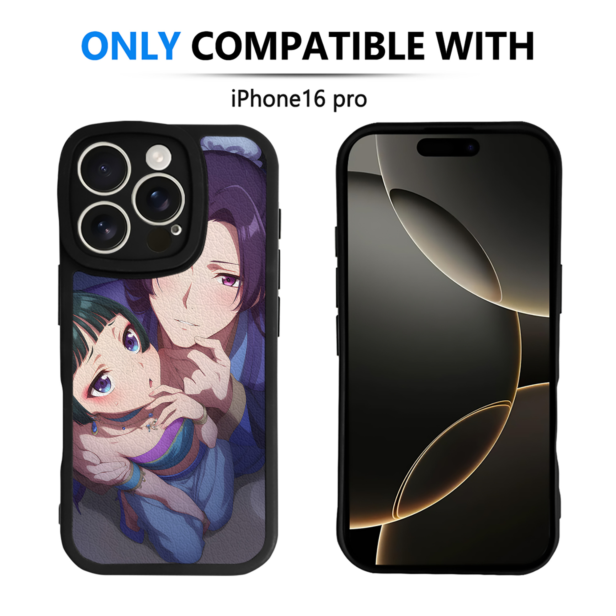 （画像用） 薬屋のひとりごと The Apothecary Diaries 【iPhone 16シリーズ対応】シリコンスマホケース（レザー調） 材質：シリコン